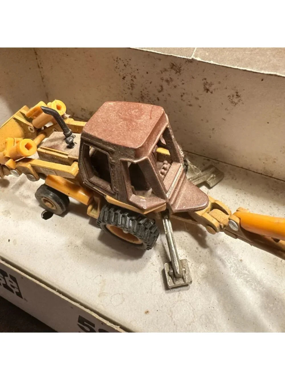 Case 580 Super E Loader Backhoe Die-Cast Model